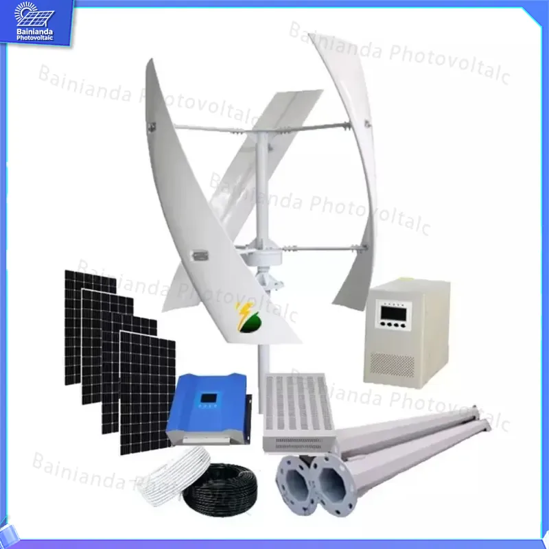 3KW 5KW 10KW Hybrid Wind Solar - Renewable Energy Wind Solar recension och pris
