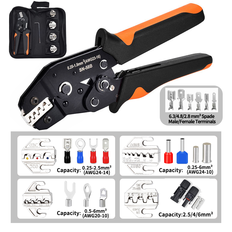 SN-58B Crimping Pliers Kit Qui - Renewable Energy Kit recension och pris