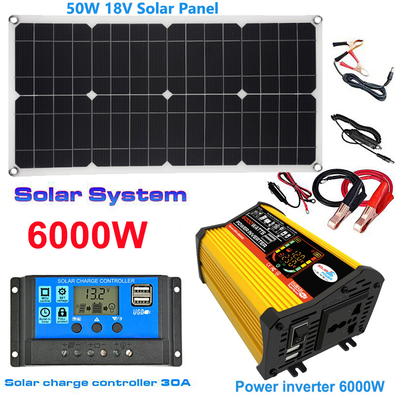 110V/220V Solar Panel System 5 - Renewable Energy Kit recension och pris